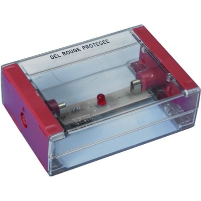 Drie parallel geschakelde weerstanden op een transparant kastje, in serie geschakeld - bedoeld om vervangingsweerstand en de wet van Ohm uit te leggen in de klas. Het zeer robuuste polycarbonaat kastje met 4mm veiligheidsaansluitingen is volledig transparant voor een goed leereffect.