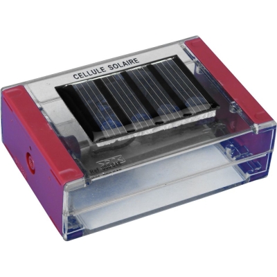 000052 Zonnecel Op Transparant Kastje