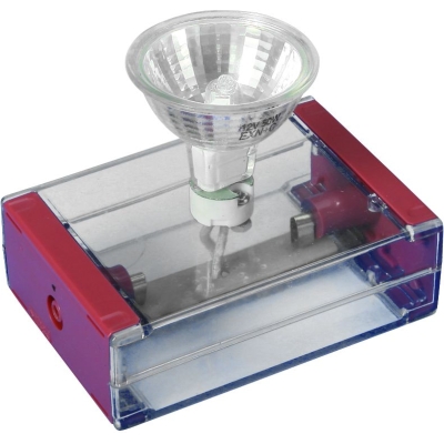 000087 GU5.3 Lamphouder Op Transparant Kastje