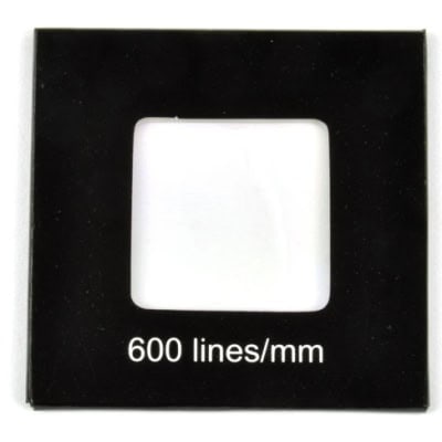 P5820 1D Diffractie Tralie, 600 Lijnen Per Mm