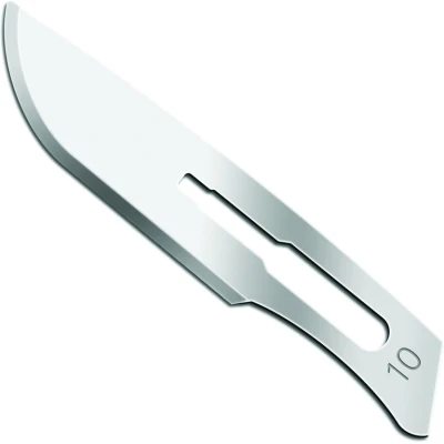 411076 Scalpelmesjes No. 10 Steriel 100 Stuks