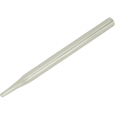 C6030 1C Glazen Buis, Recht Met Uitloop