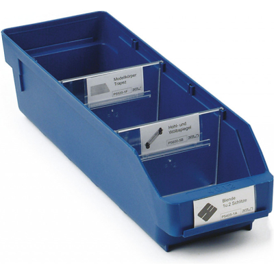 C7850 1B Opbergbak 400x120x95mm, Blauw